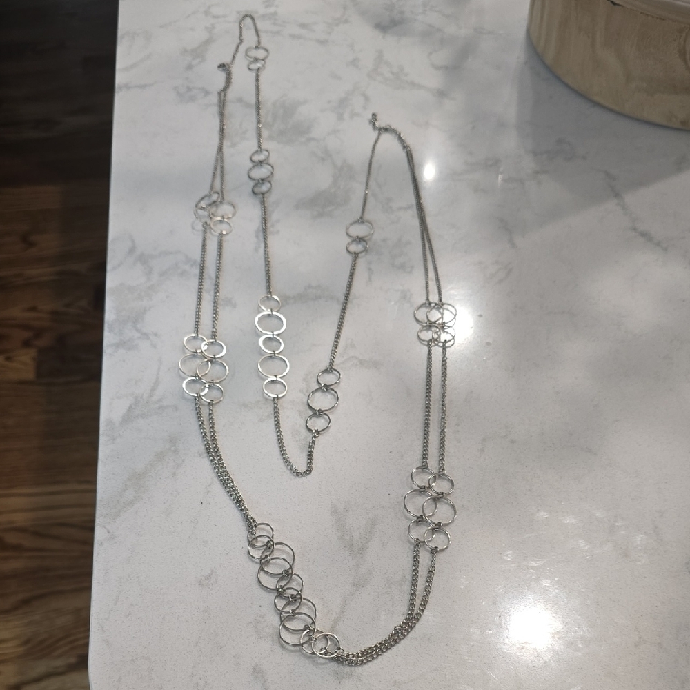 Elegant Silver Chain Necklace